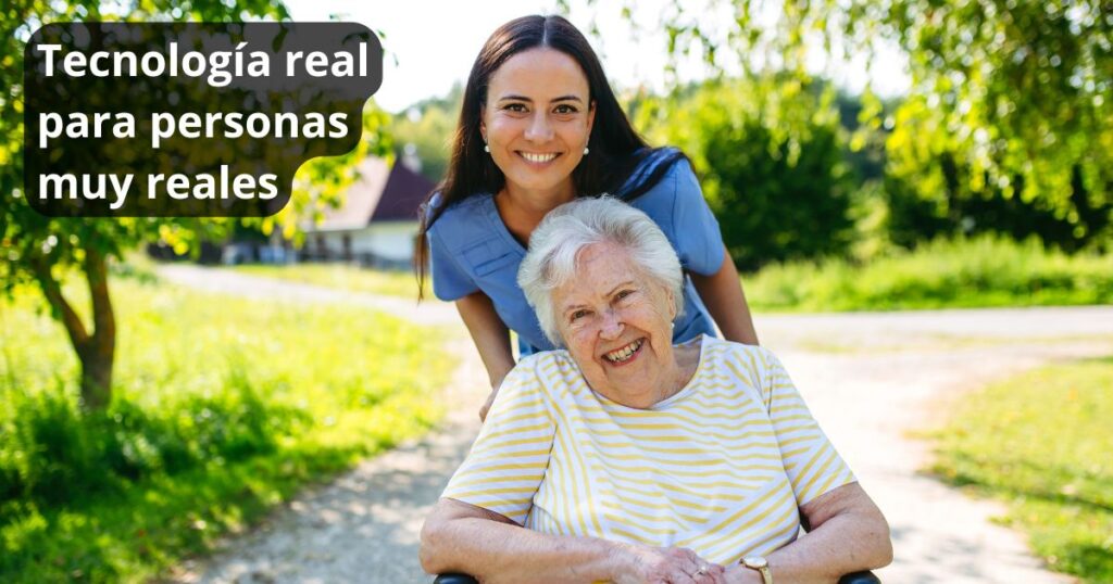 Imagen de Tecnología real para personas muy reales